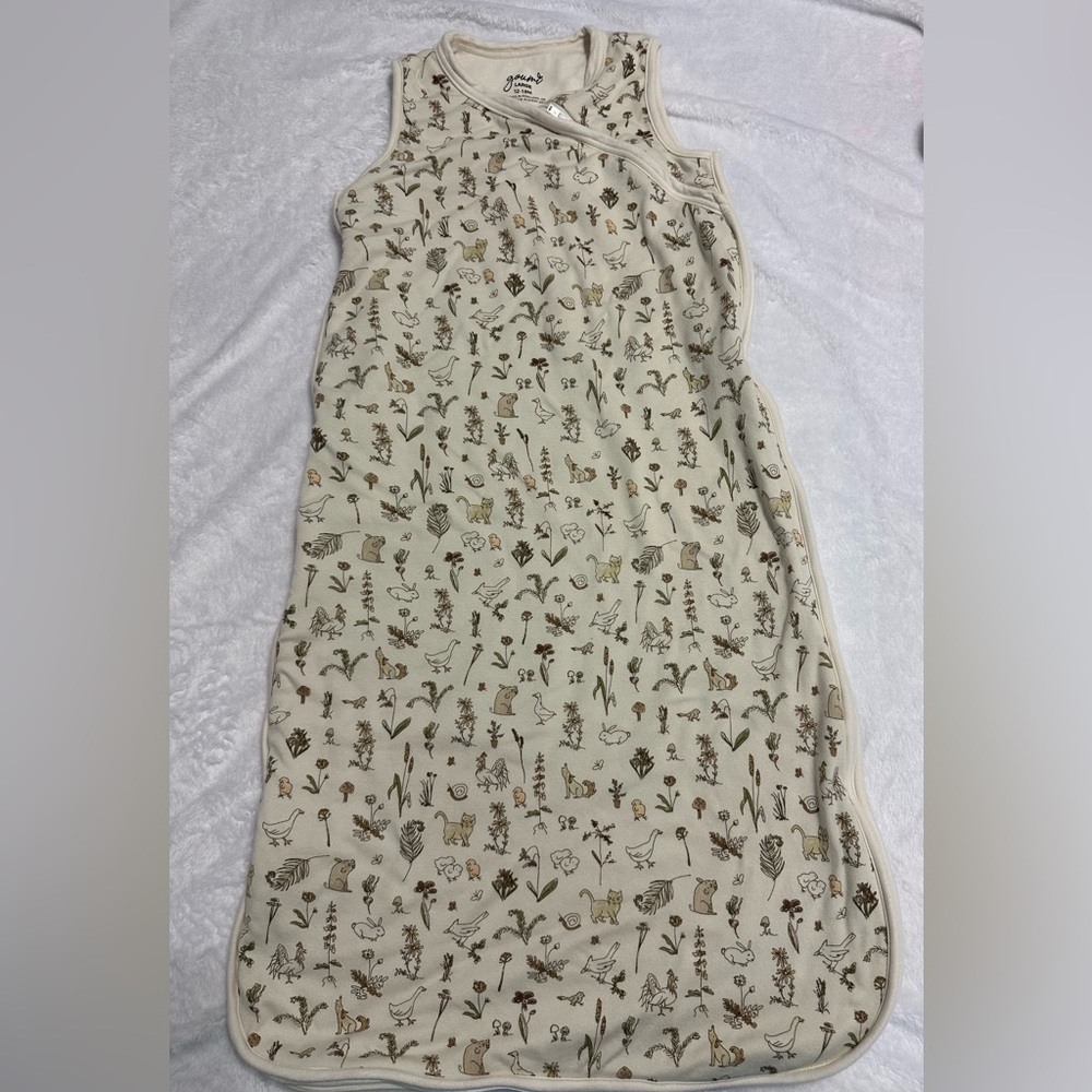 Organic Cotton Kids Pajamas Sleep Sack - Cream